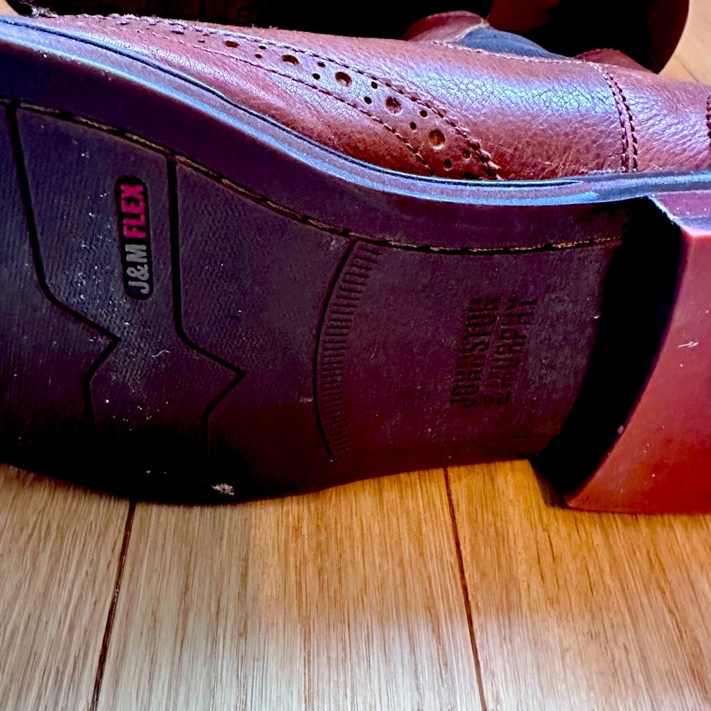 Johnston and Murphy Brown Leather Chelsea Boots Size 10 - Picture 3 of 5